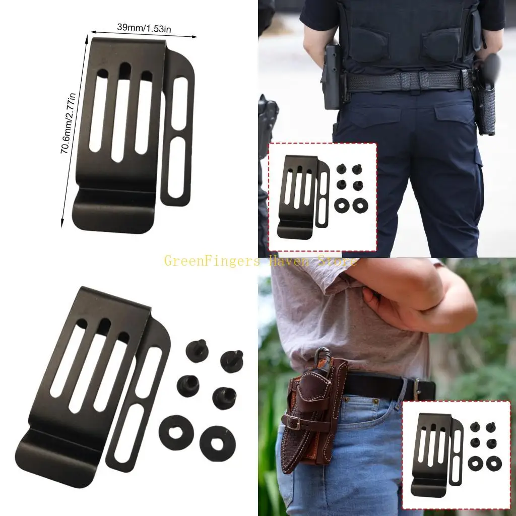 F68D Universal Cutter Sheath Back Clip for Secure Attachment Providing Quick Releases and Broad Compatibility