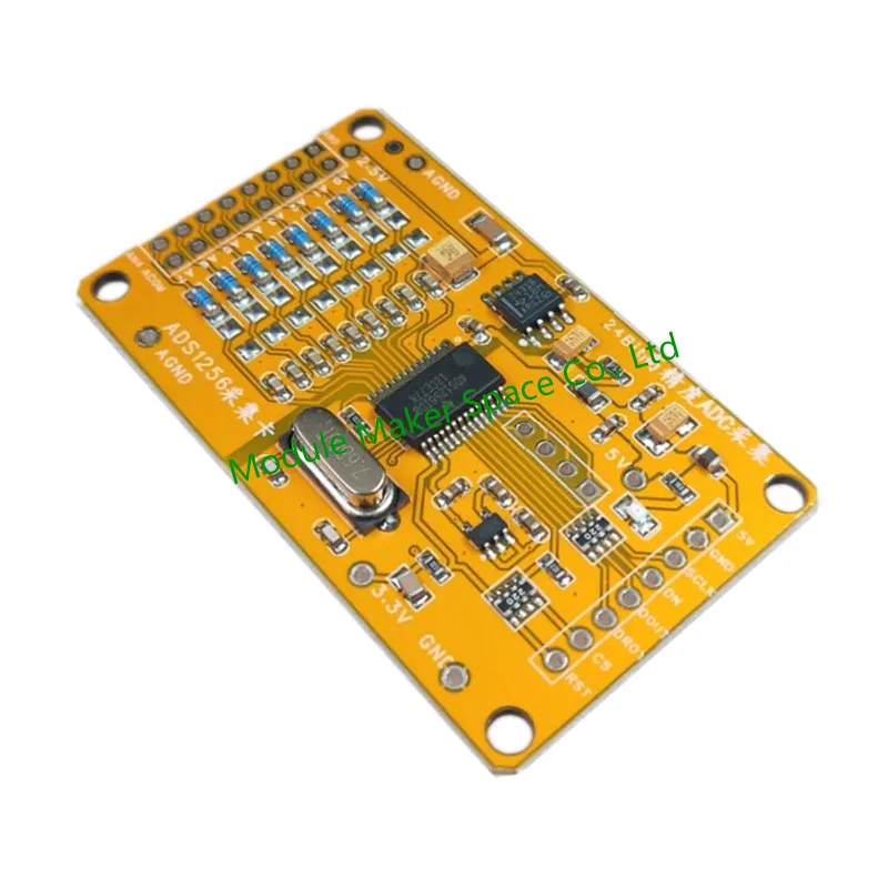 Модернизированная версия ADS1256 24-битный АЦП, 8-канальный АЦП, высокоточный сбор данных АЦП