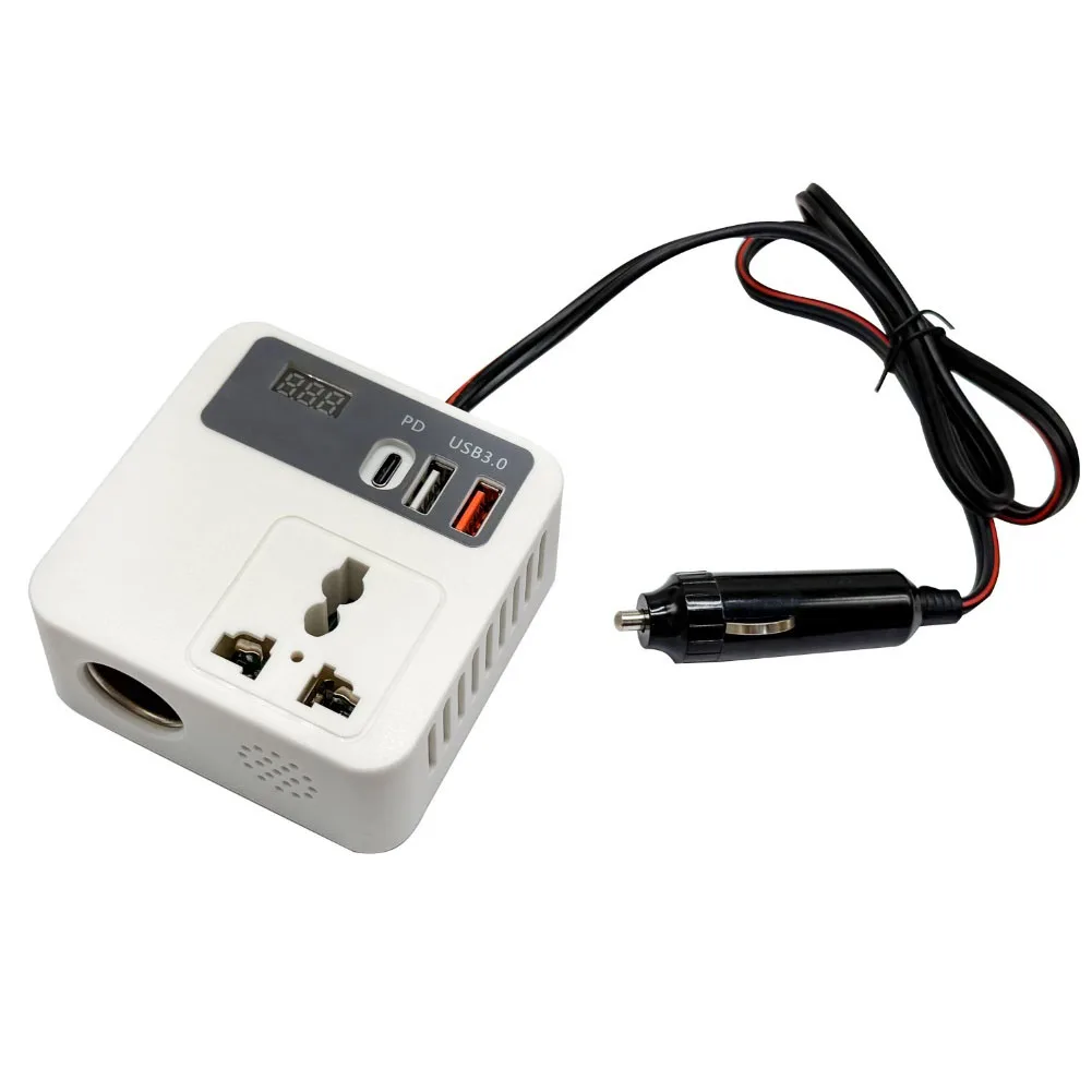 Auto Inverter 12v/24v A 110/220V Caricatore Camion Scheda di Alimentazione Convertitore Porta USB 82x83mm Auto Inverter Strumento di Potere batterie parte