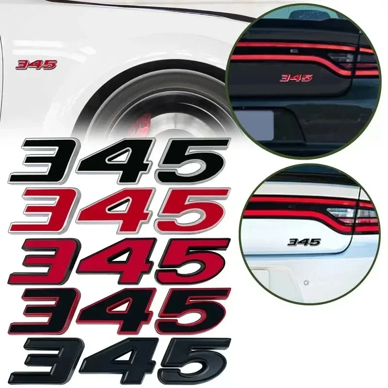 3D المعادن 392 345 6.4L 5.7 شعار ملصقات السيارات شعار شارة الشارات السيارات الذيل اكسسوارات السيارات