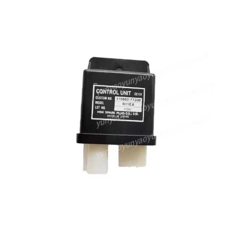 Motor Relay/Safety Relay, Part No. 119802-77200, 11980277200 for NGK Spark Plug Control Unit R11EA, 12 Volt DC