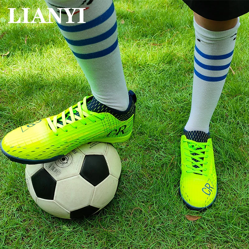 

LIANYI Men's Football Shoes Professional FG/TF Grass Competition Youth Outdoor Ultra-light Non-slip High-Quality Football Shoes