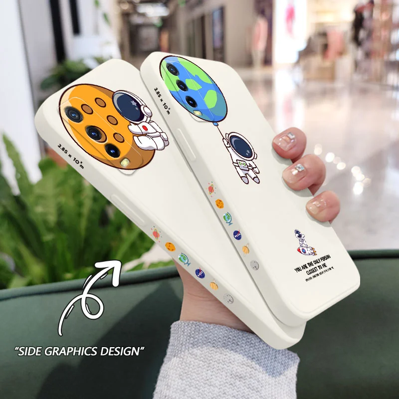 Чехол с астронавтом Mars Earth для VIVO Y20, Y20i, Y20S, Y30, Y50, Y33T, Y11, Y12i, Y12, Y12S, Y15, Y17, Y19, Y21, Y21, V23, V23E, V21, V20, S1 Pro 5G