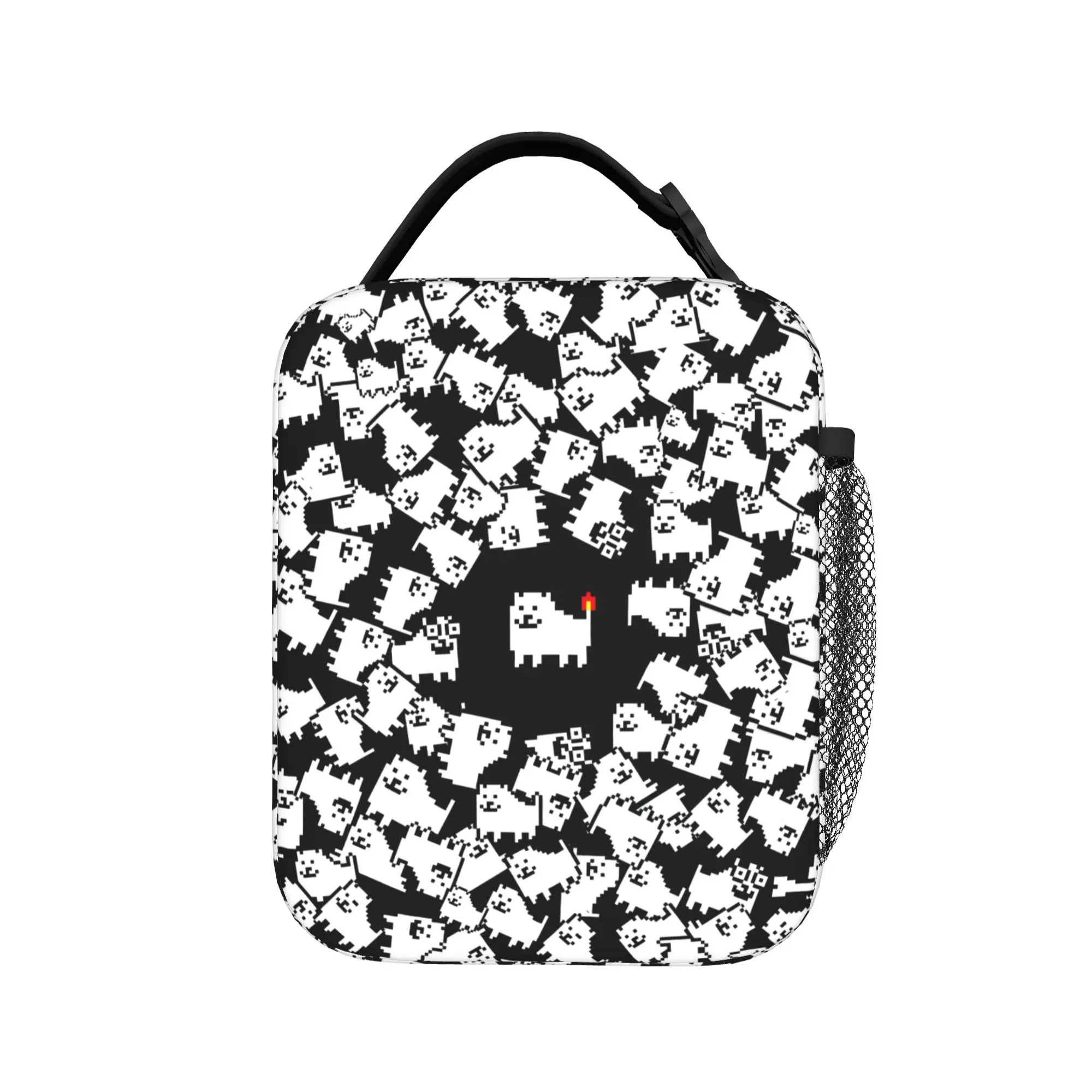 Trendy Popular Undertale Lunch Bag  Office Lunch Box For Adult Retro Print Tote Food Bags Waterproof Portable Cooler Bag