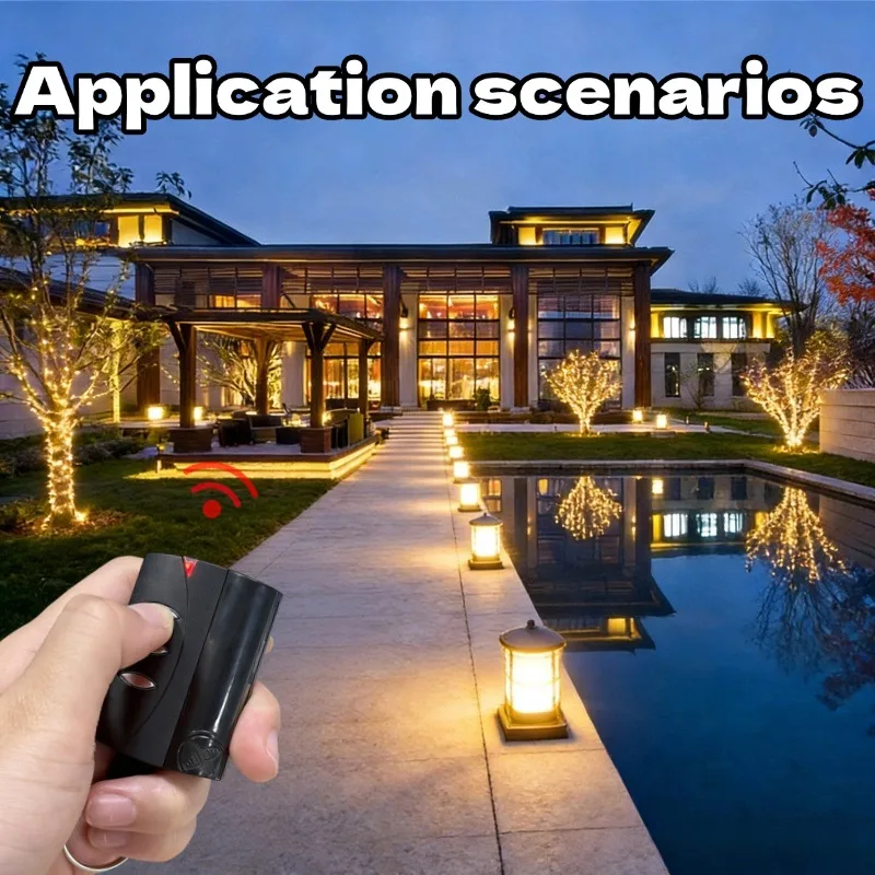 PUJOL VARIO 433.92mhz  RF Rolling Code Garage Door Remote Control Only Compatible With PUJOL VARIO Black