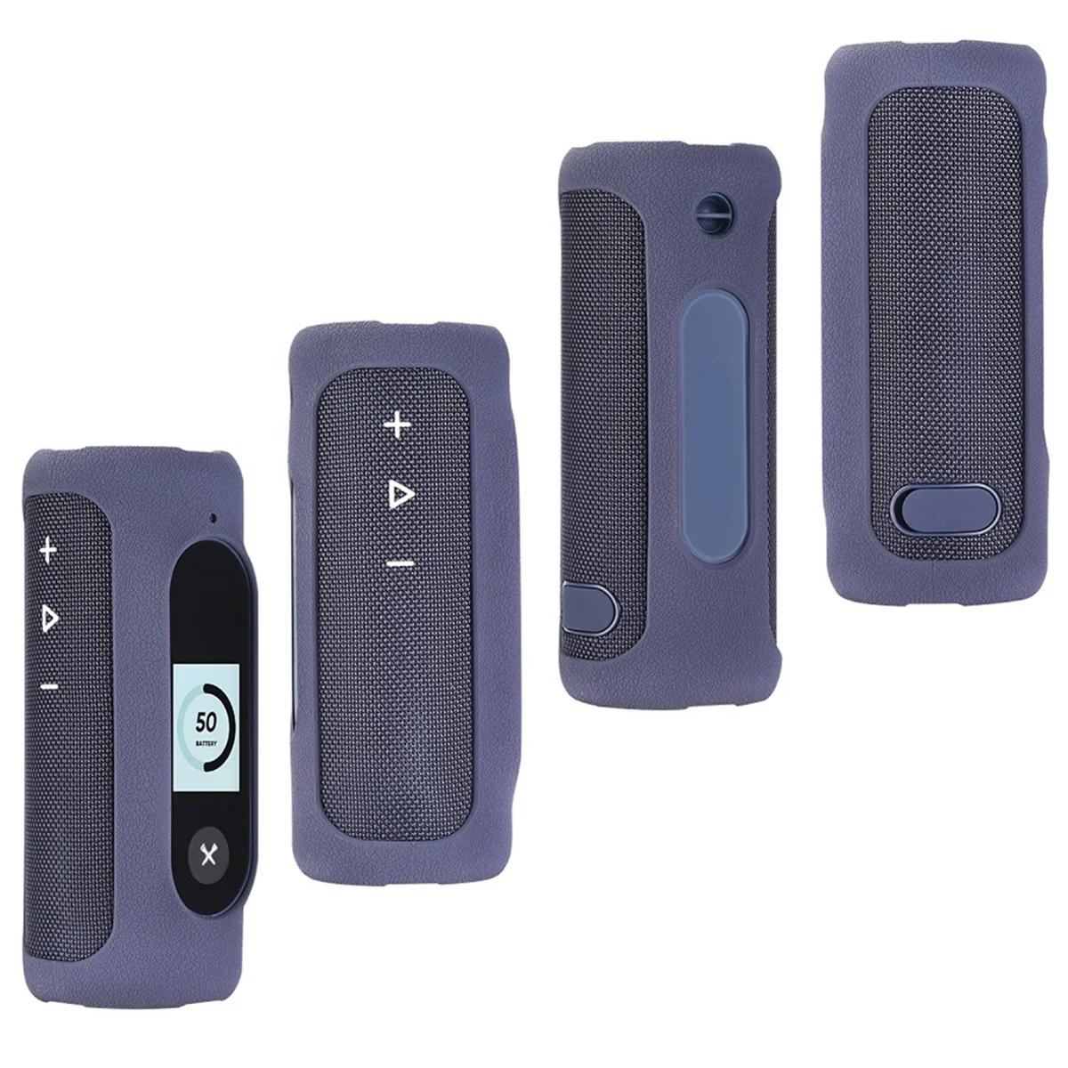 POP-funda de silicona para altavoz, funda protectora para altavoz a prueba de golpes, plegable para camisetas azules, reproductor de Golf + GPS