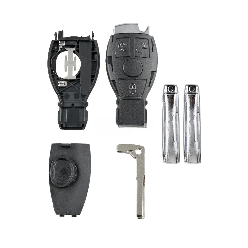 

1PCS For Mercedes Benz A B S E Class Support BGA & NEC Chip Fob 315Mhz 433.92MHz 2/3 Buttons Key Smart Remote Car Key