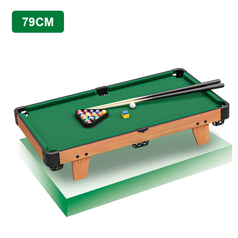 51-79Cm Billiards Snooker Pool Table Playset Top Game Table Cue Ball Tripod Kids Adults Interactive Stress Relief Family