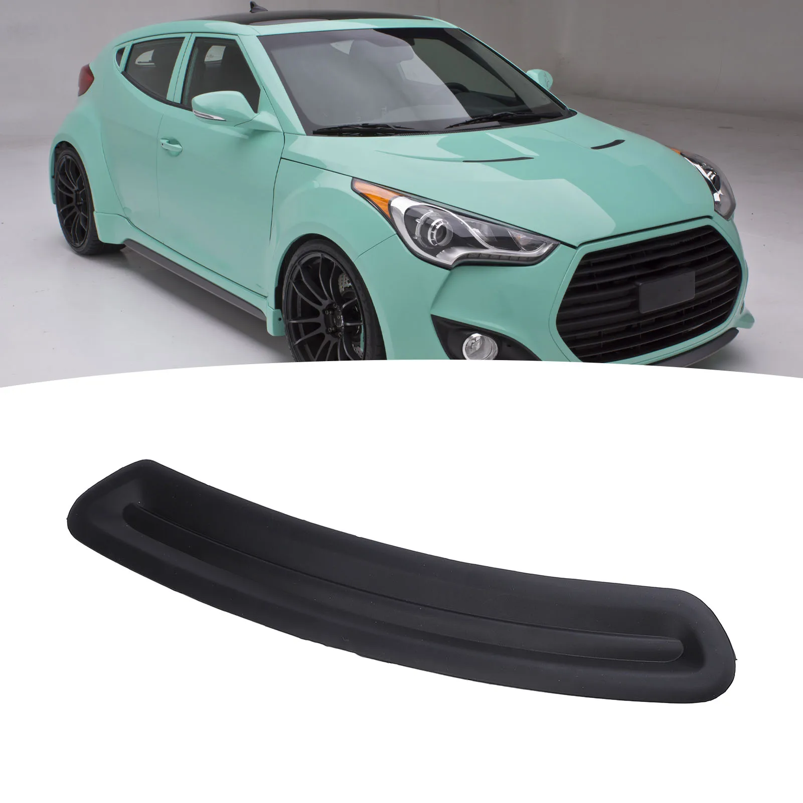 Hood Vent Bonnet Garnish Stylish Impact Resistant Hood Scoop Bonnet Air Duct Garnish for Veloster 2011 to 2017 Left: 86350 2V000