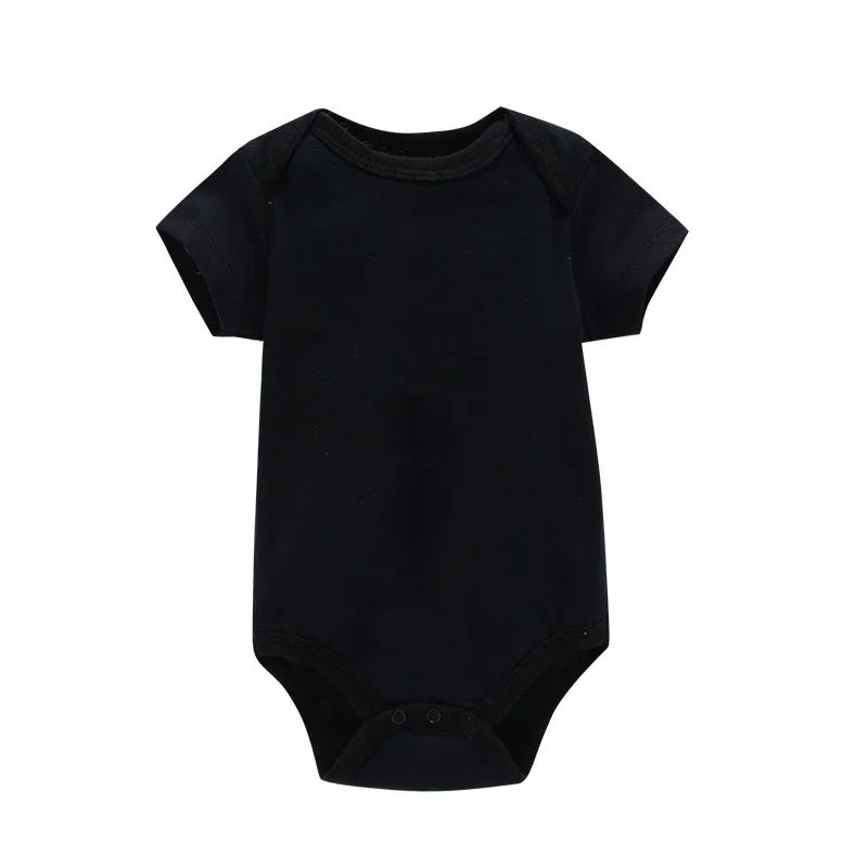 Unisex Short Sleeve Rompers for Baby Boys Girls Clothes 0-24M Cotton One-piece Bodysuits for Newborn Infant Kids Overalls Onesie