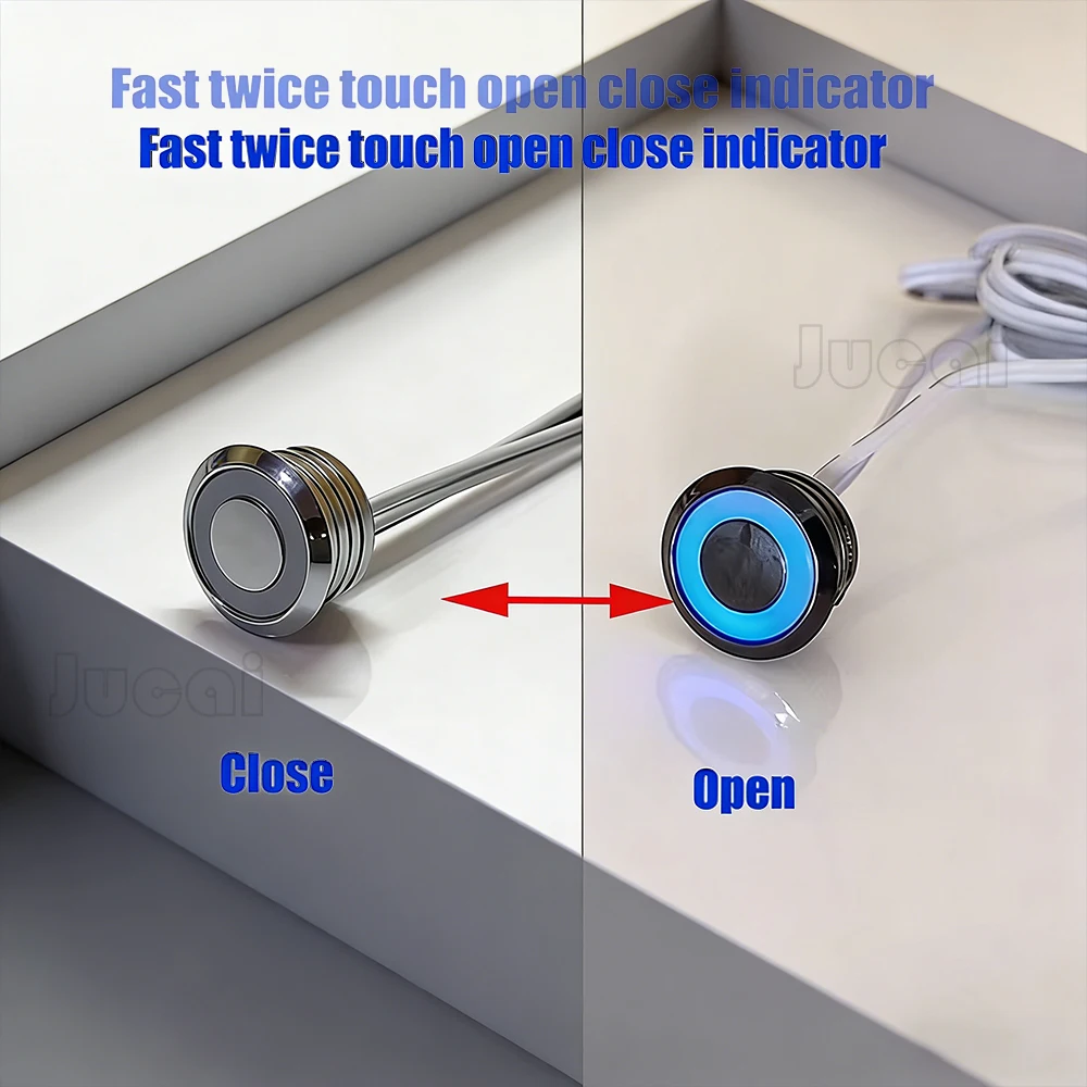 LED-Dimmer 5V12V 24V Touch-Sensor-Steuerung Schalter mit Tastenbedienung Duale Speicherfunktion LED-Streifen Bett Wand Schrank Stufenlose Dimmung – Detail 9