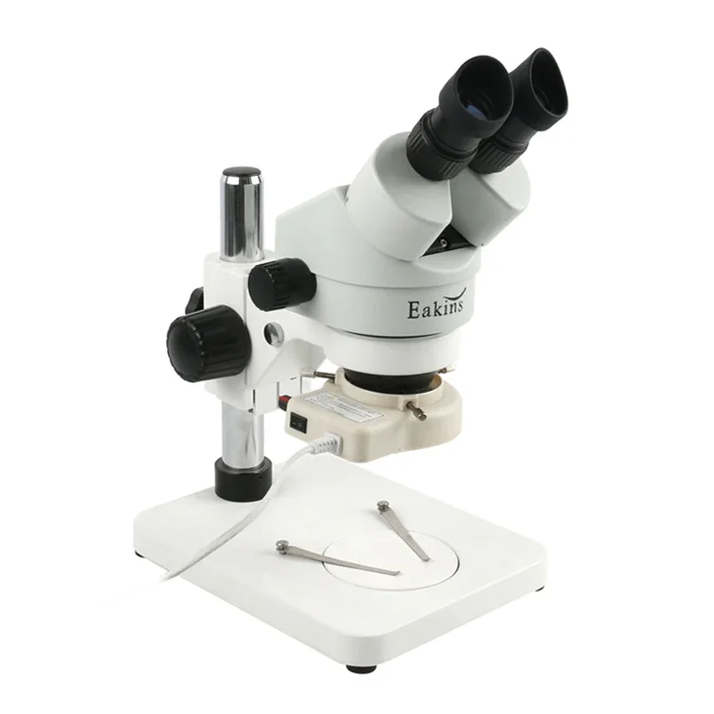 7X-45X Continuous Zoom Stereo Binocular Microscope A1 Lifting Adjustment Holder Arm 56 LED Light For Industrial Phone Repair