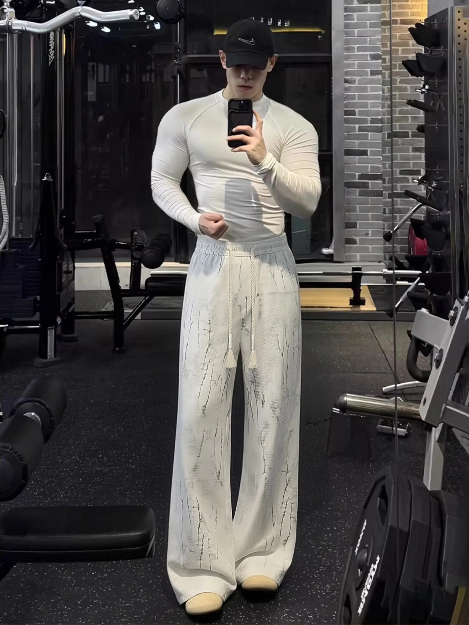 

Мужские брюки Qui Dry Ice Silk: облегающие, прямые, спортивные, повседневные, дышащие, комфортные, для весеннего отдыха