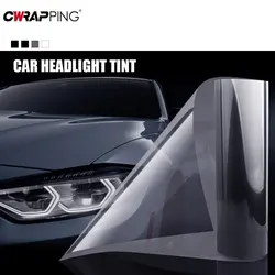 Car Lamp Film Auto Headlight Fog Light Taillight Protect Black Tint Vinyl Film Self-Adhesive Vinyl Wrap Stickers Car Accessories