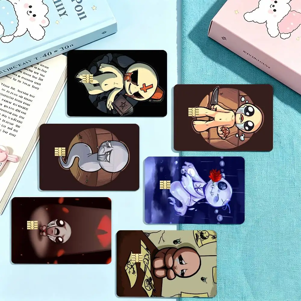 game T-The Binding of Isaac Credit Card HD Stickers Game Card Decal Small Chip Waterproof Sticker Gift