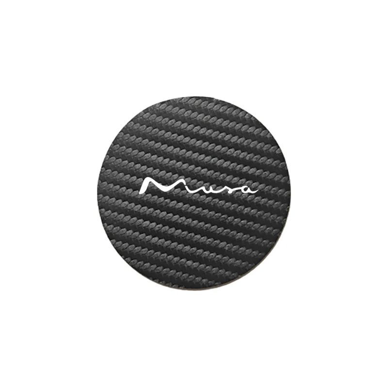 PU Leather Car Non-slip Cup Pad Water Cup Mat For Lancia Delta Musa Voyager Ypsilon Phedra Flavia Thema Thesis LYBRA LANCIA 2000