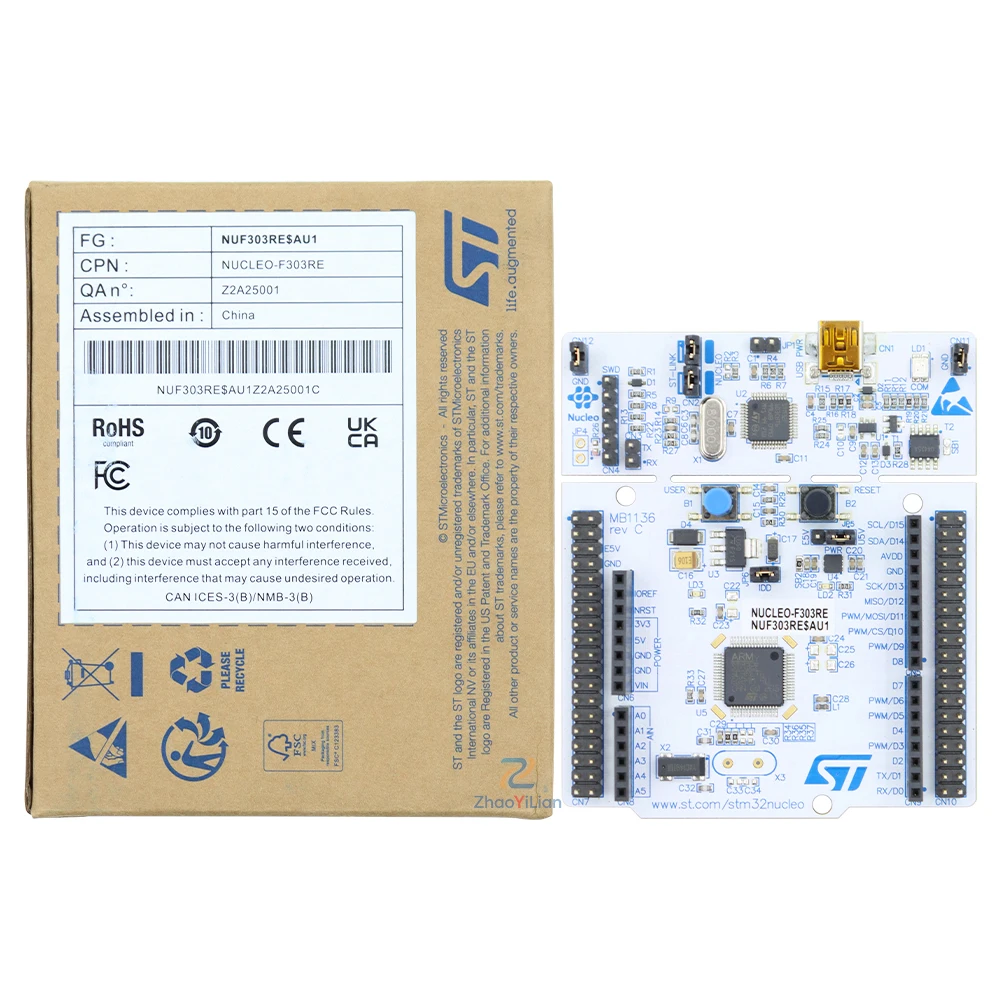 For NUCLEO-F303RE STM32F303RE ARM Cortex M4 MCU Nucleo Development Board ST Evaluation Kit