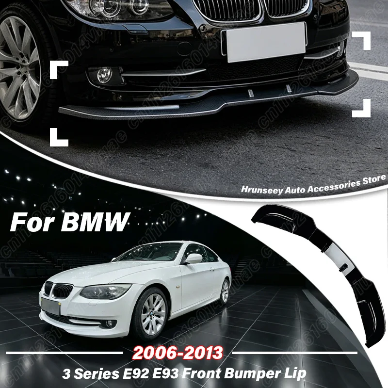 

For BMW 3 Series E92 E93 2006 2007 2008 2009 2010 2011 2012 2013 Front Bumper Lip Splitter Lower Spoiler Car Exterior Body Kit