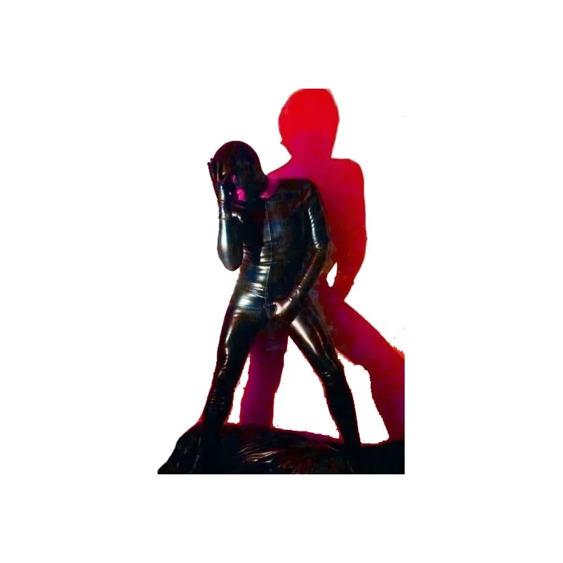 

Latex Rubber Ganzanzug Gummi Racing Suit Bodysuit Catsuit Mask Size S-XXL halloween party