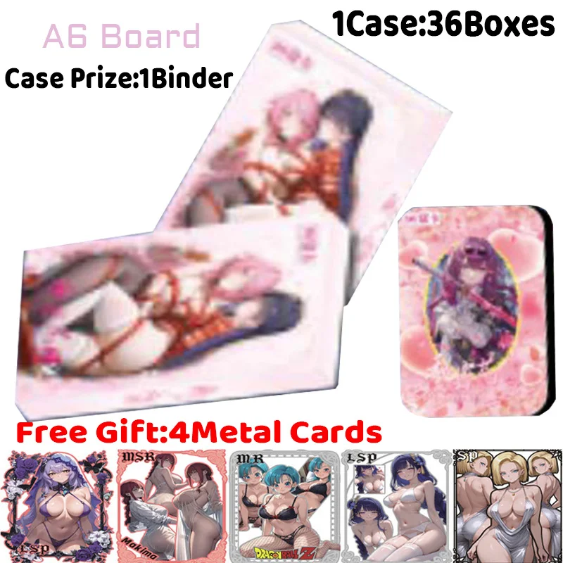 

MeiKa Secret Garden A6 Board Collection Card Rare Collection Sexy Waifu Cards ACG Girls Booster Box Hobbies Gifts