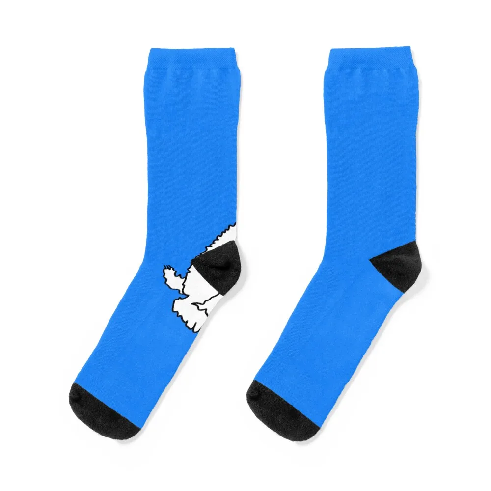 

Snowy dog Tin Tin Sticker Socks kawaii aesthetic basketball set Socks Men Women's