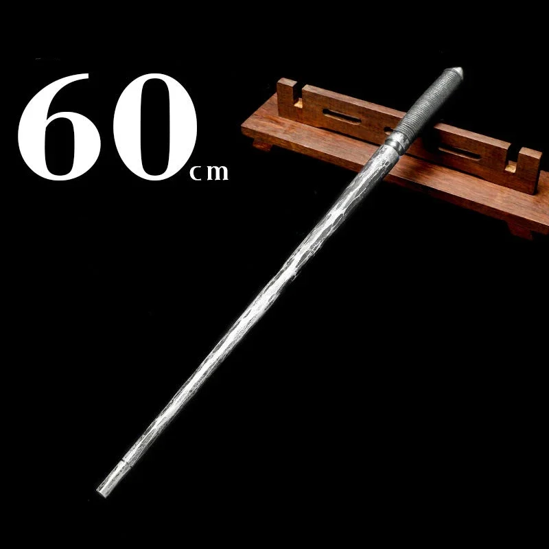 Chińskie Retro Outdoor Solid High Maranganese Steel Martial Arts Short Stick Narzędzie do awaryjnego łamania szyb samochodowych