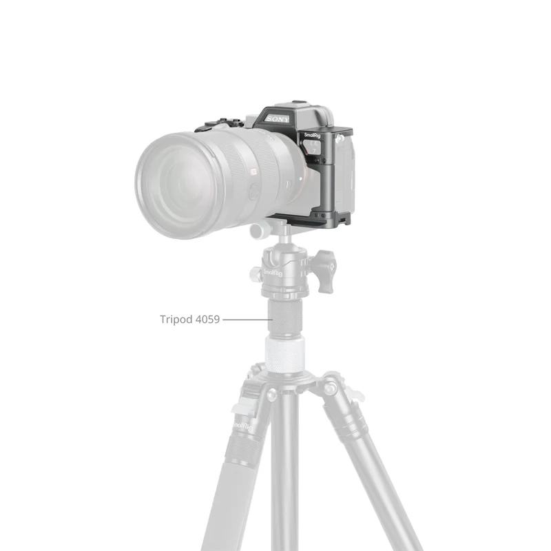 Чехол для камеры SmallRig для Sony Alpha 7 IV, модульная клетка, крышка с горячим башмаком, монтажная переходная пластина для быстрого штатива Arca-типа -4798