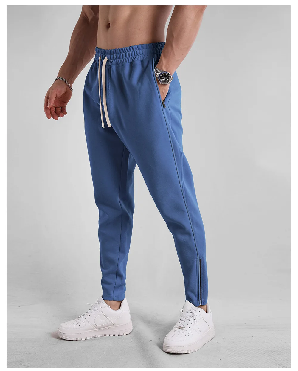 Neue Einfarbig Jogginghose Lässige Workout Hosen Herbst 1/2Pcs Leichte Cargo Hosen Outdoor Gym Fitness Kordelzug Hosen – Detail 12