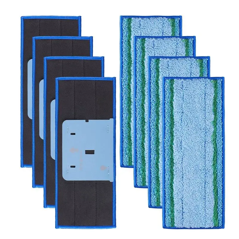 ABJT-Mop Pad Compatível com Irobot Braava Jet M6, Peças de Substituição para Robô Mop, Panos de Mop Laváveis