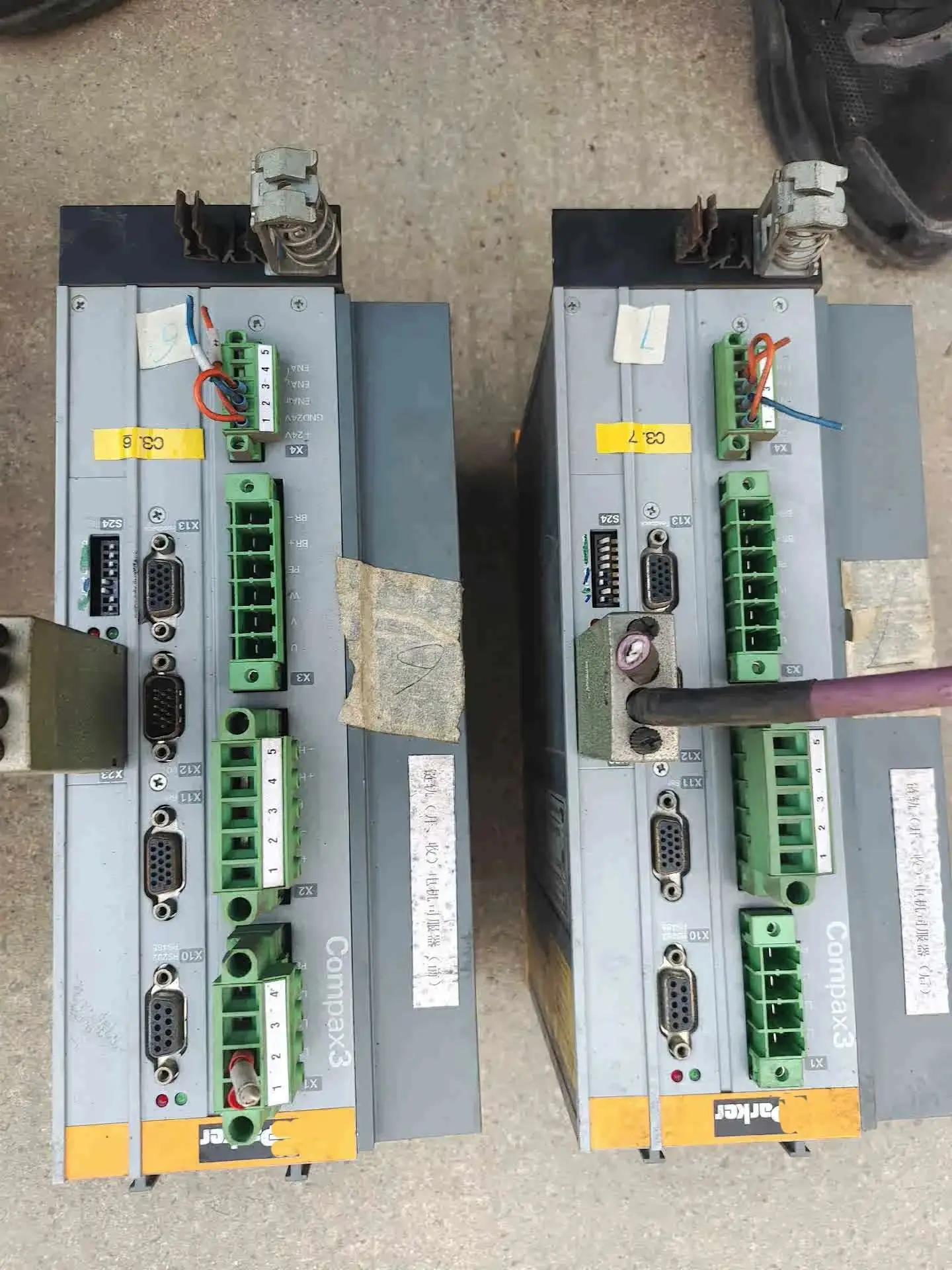 Сервопривод C3S075V4F11 I21 T40 M00 Compax3 для Parker