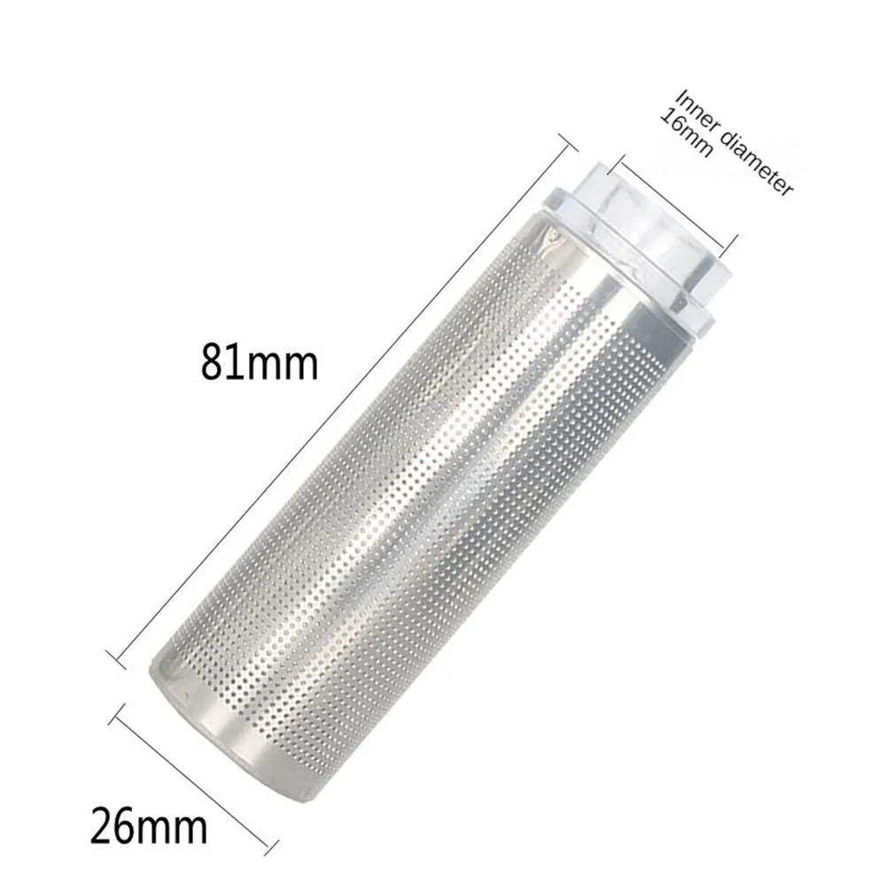 12/16mm Aquarium Inflow Inlet Filter Stainless Steel Mesh Net Guard Fish Tank Filter Accesories Intake Strainer Prefilter Cover