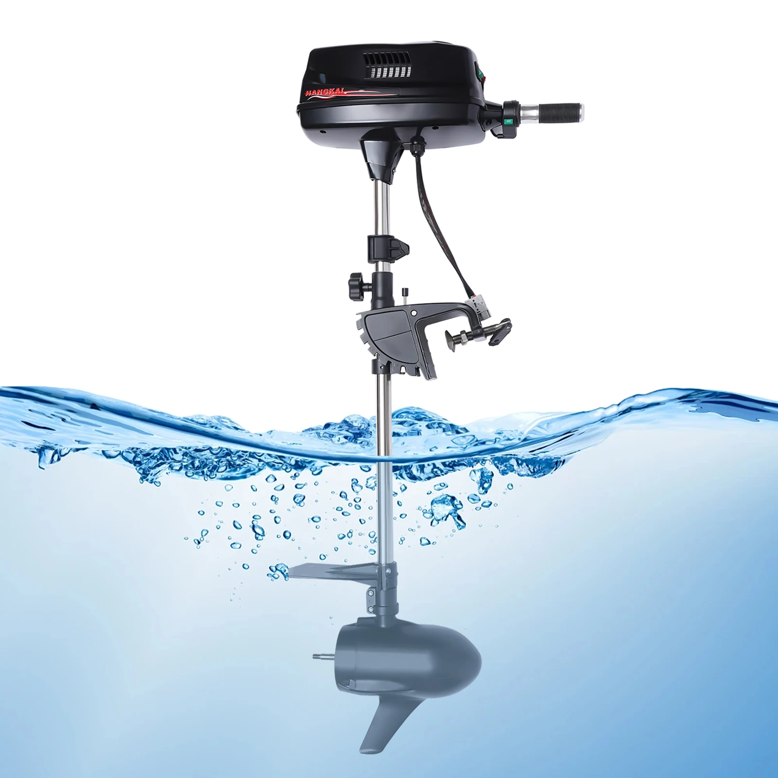 HANGKAI 60V 10HP Electric Outboard Motor 3000r/min Brushless Fishing Boat Engine Tiller Control System