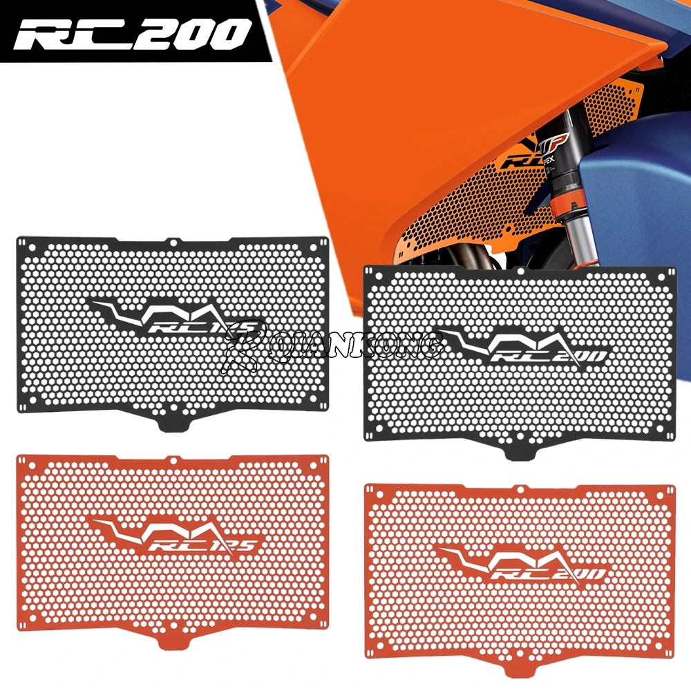

Motorcycle Accessories Radiator Guard Protection Grille Cover Protector For RC 125 200 390 RC125 RC200 RC390 2022 2023 2024 2025