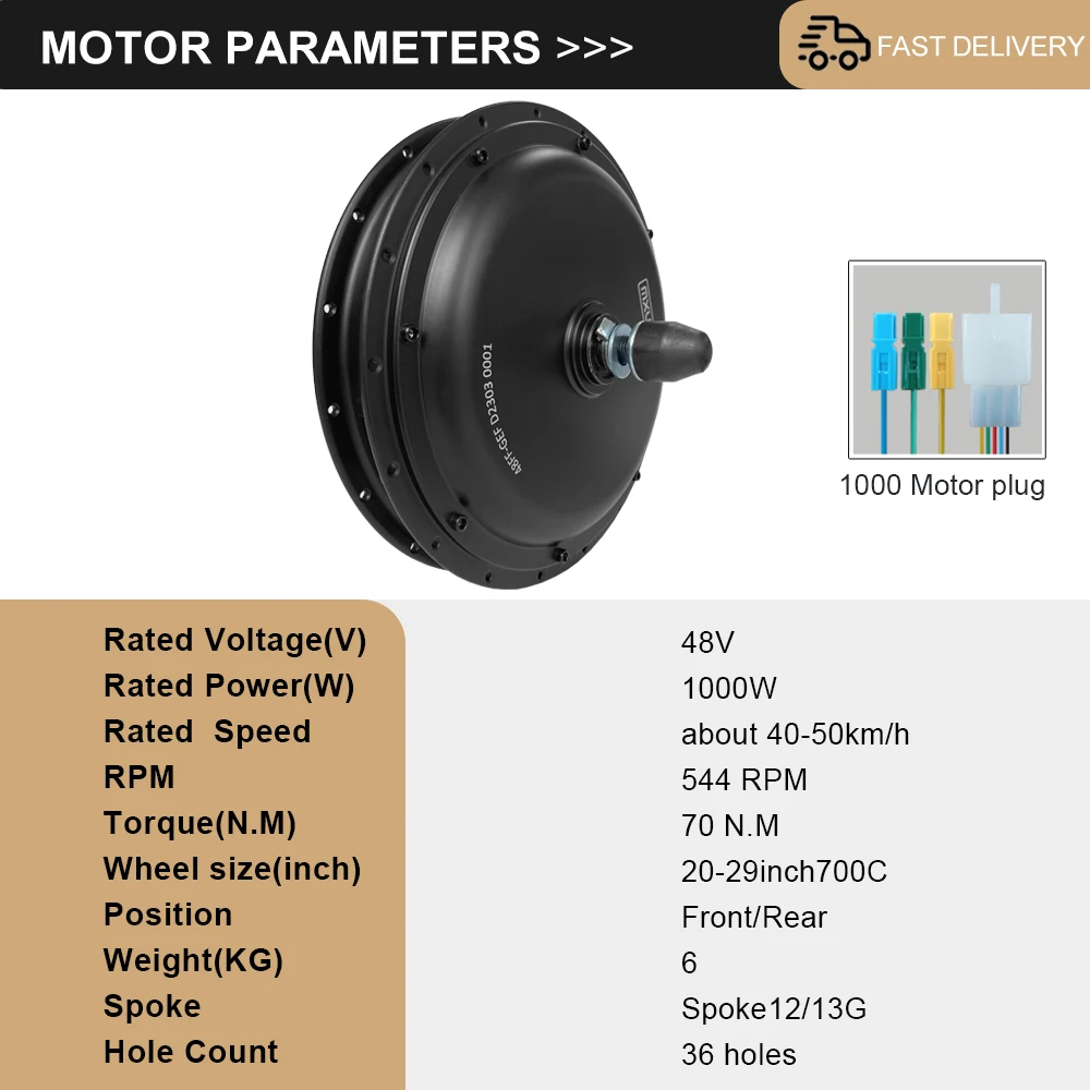 MXUS Motor 72V 3000W/5000W Electric Bicycle MXUS Brand Motor 48V 1000W/2000W Rear Brushless Gearless Hub Motor