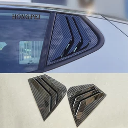 Car Styling For KIA Optima K5 2011-2015 Rear Window Blind Shades Louver Frame Molding Cover Sticker Trim Accessories