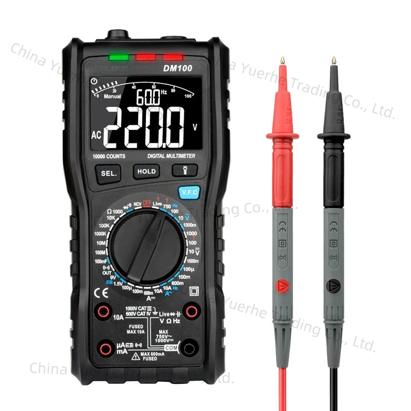 

Многофункциональный цифровой мультиметр DM100 с полной передачей и защитой от ожогов