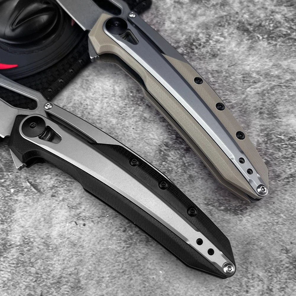 0990 التخييم في الهواء الطلق D2 شفرة سكين جيب فائدة البرية مغامرة سكين للفرد المحمولة EDC أدوات إنقاذ سكين