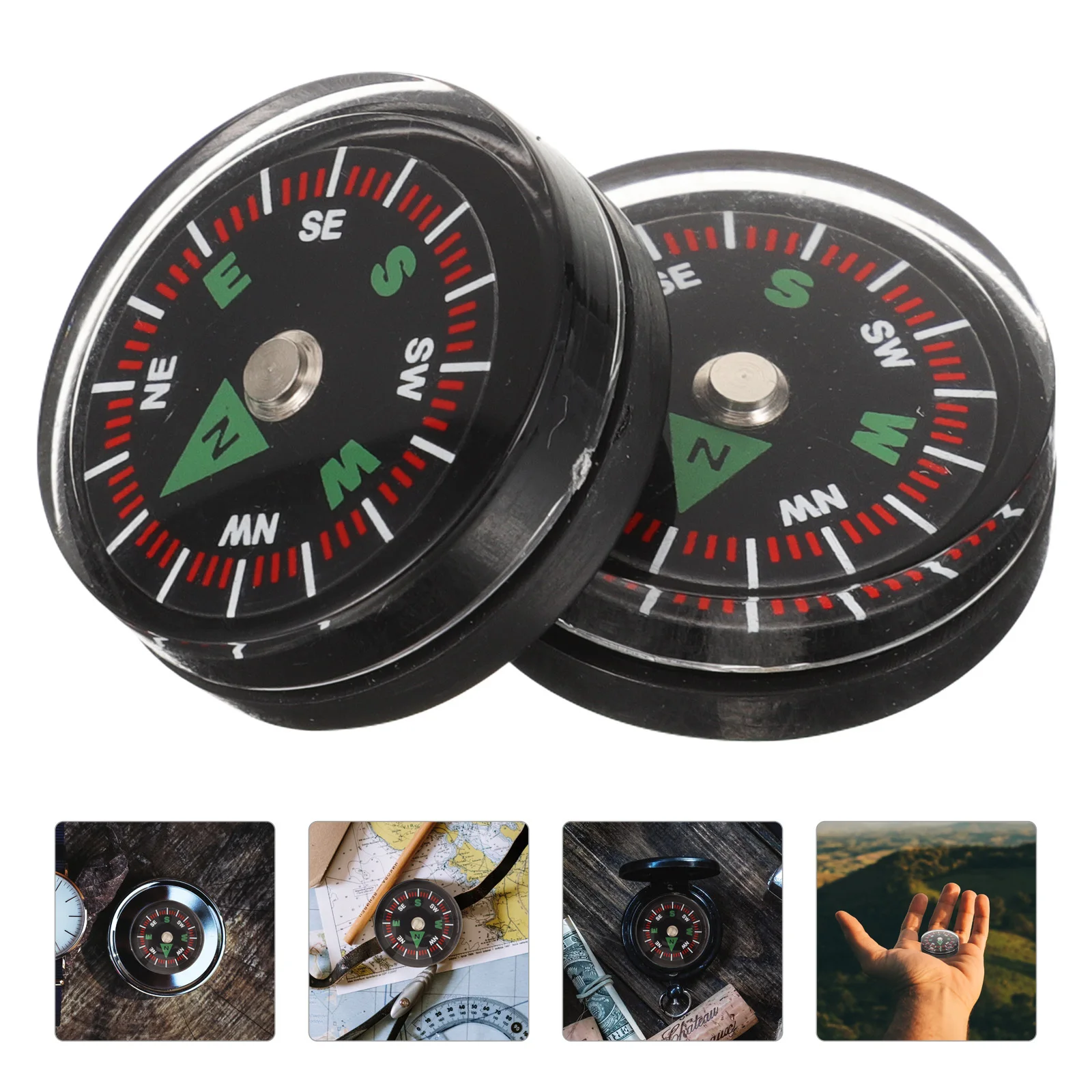 

5Pcs Mini Compass Portable Pocket Compass Hiking Camping Durable Sturdy Outdoor Use Camping Accessories
