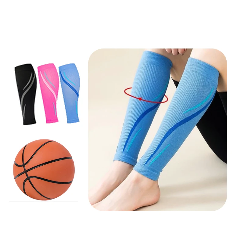 1Pair  Calf Compression Sleeves for Men & Women (20-30mmhg) - Leg Compression Sleeve for Running, Cycling, Shin Splints Support