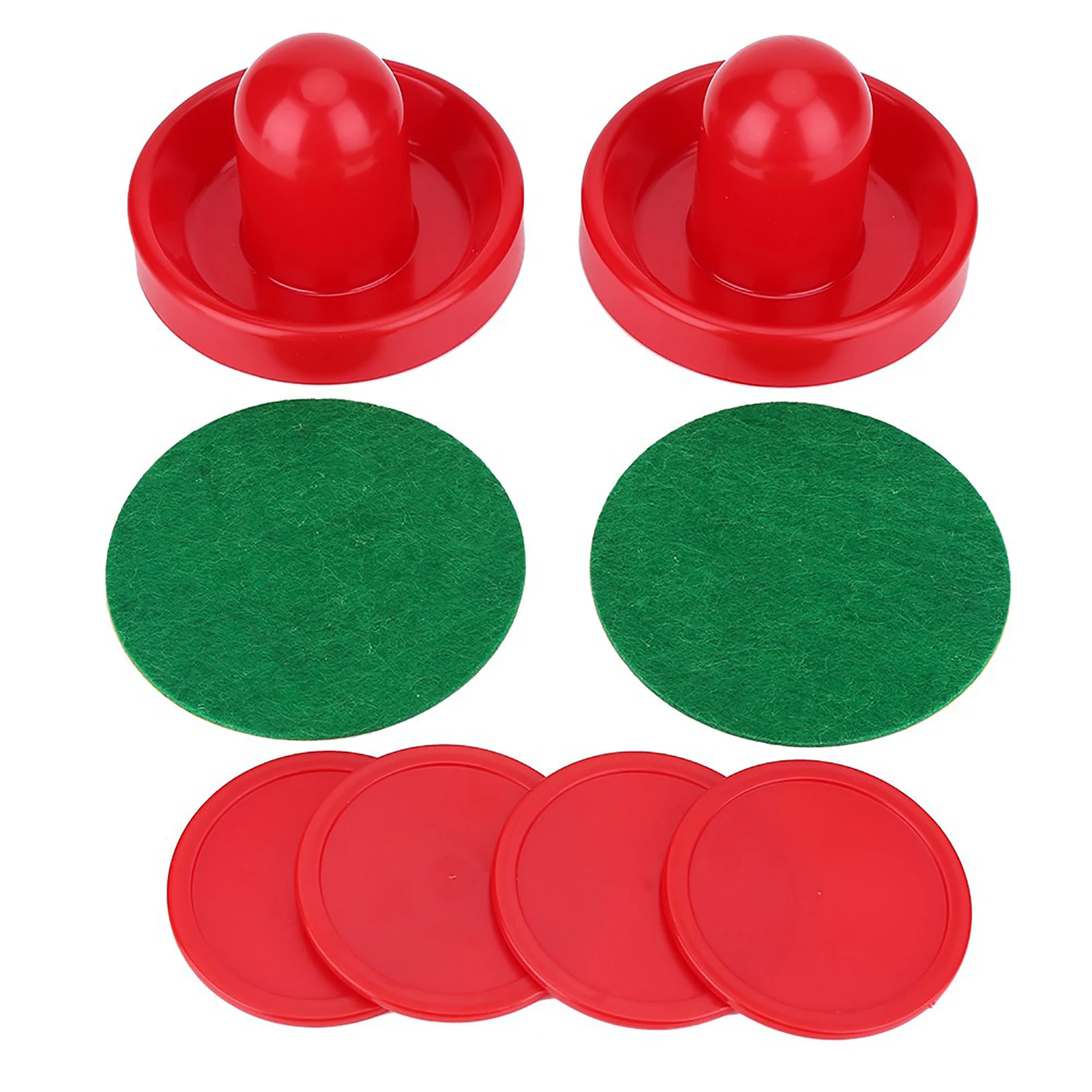 

Ice Hockey Pusher Pucks Set Plastic Lightweight Goalies Ice Hockey Pushers Pucks Set Replacement for Tables Game