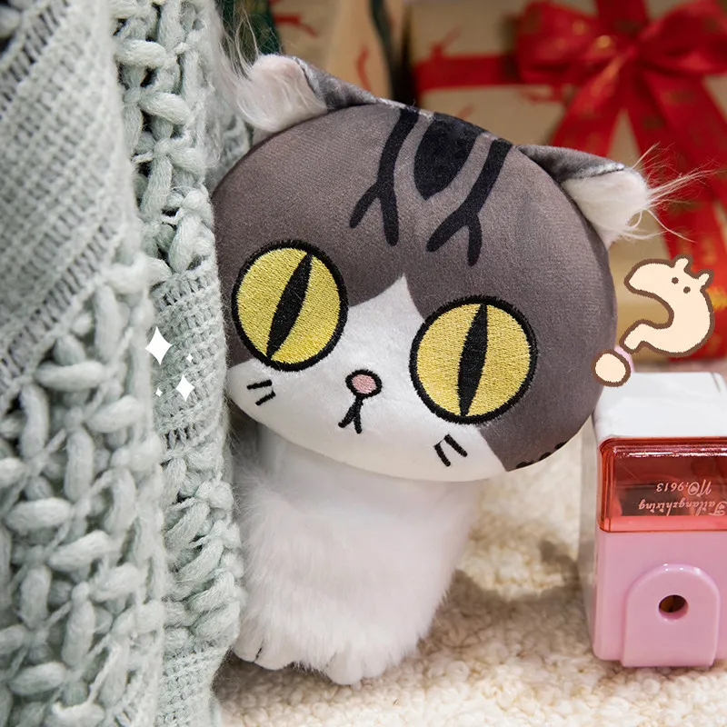 15 cm Interessante Kreative Nette Katze Weiche Plüsch Spielzeug Glättung Puppen Sofa Dekor Mädchen Geburtstag Geschenke Kinder Schlafen Begleiter Puppe