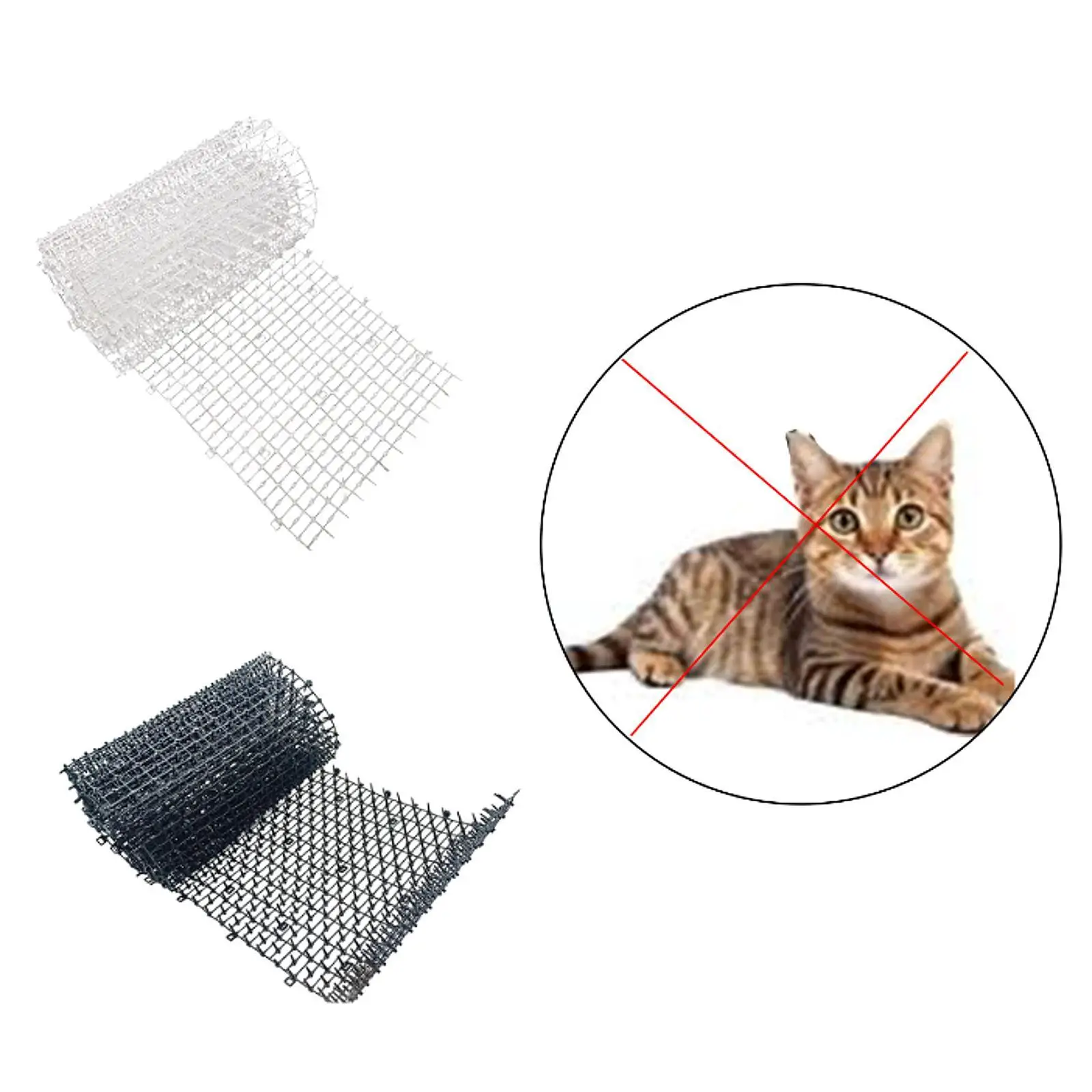 

Коврик для отпугивания кошек Коврик для отпугивания кошек Садовый забор отпугивания Прочный легкий укол