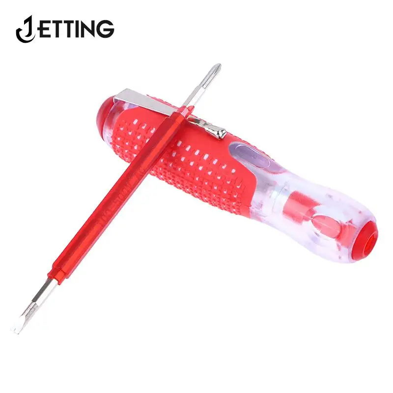 100-220V Voltage Indicator Cross & Slotted Screwdriver Electric Test Pen Tools