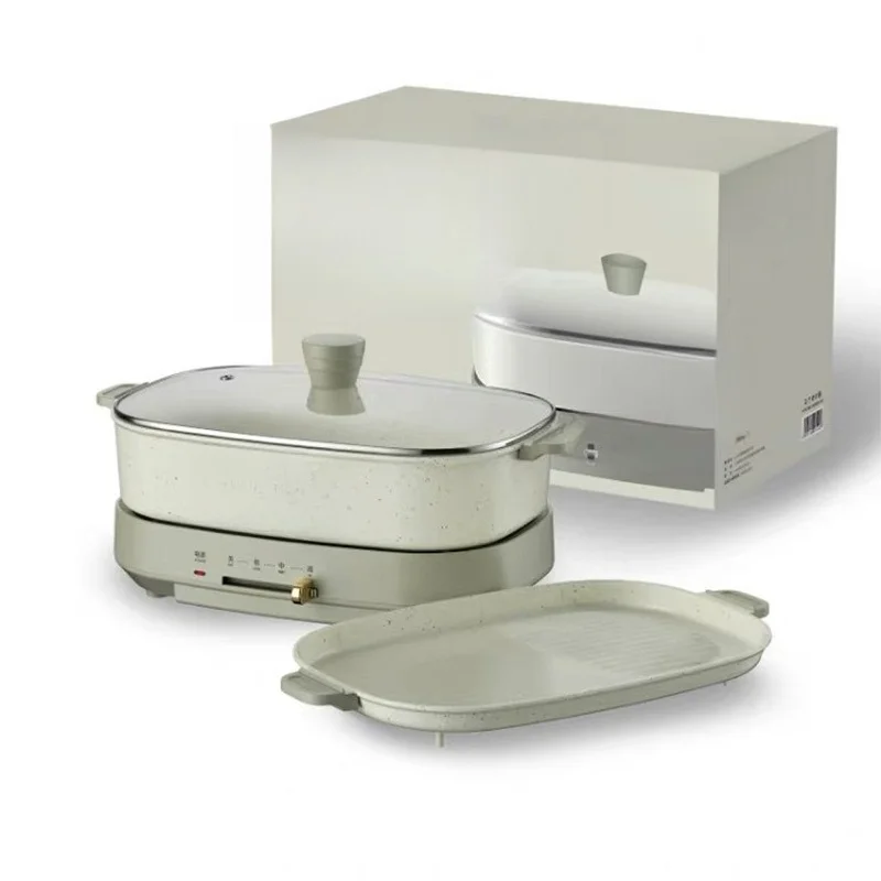 

Multifunctional cooking pot, household barbecue, split electric cooking pot