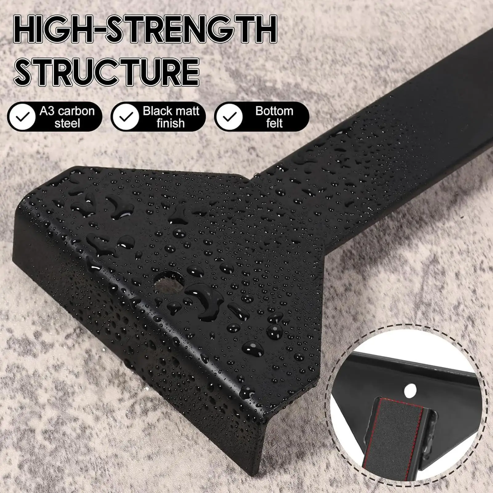Heavy-Duty Laminate Pry Bar Hardwood Floor Pull Bar Flooring Plank Installation Pull Pry For Home Industry Office Commercial
