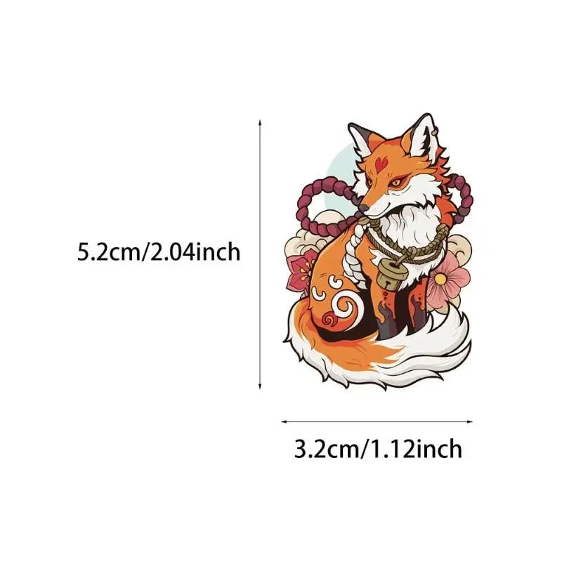 50 قطعة من ملصقات الوشم اليابانية الشفافة ملصقات وشم كلاسيكية للفتيات الإبداعية لسكرابوكينغ والأمتعة والهاتف والجيتار لعبة ذاتية الصنع