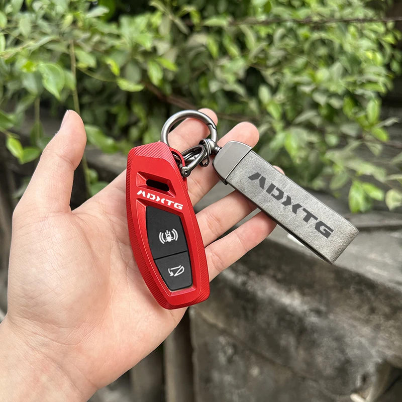 Fit For SYM ADXTG400 ADXTG ADX TG 400 TG400 2024-2025 Hot Motorcycle CNC Accessories Key Shell Key Case Cover Key Chain Keyring