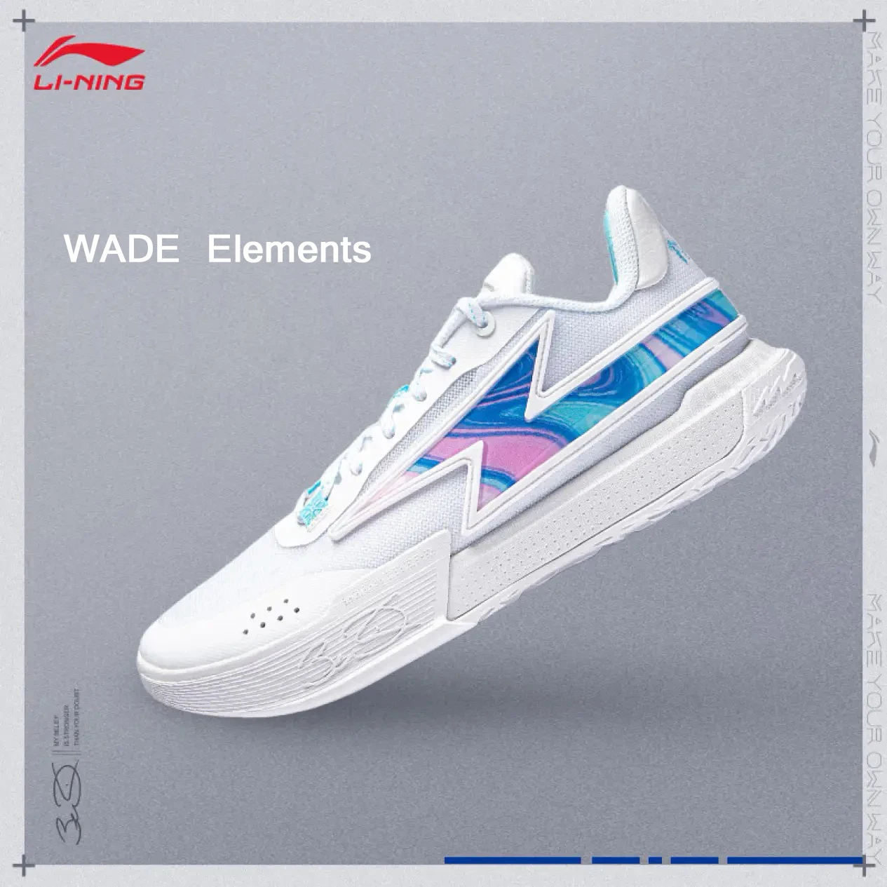 Li-Ning Men GENERATION Z On Court Basketball Shoes Breathable Wearable Cushion LiNing Son of Flash Basic Team Shoes ABPU027