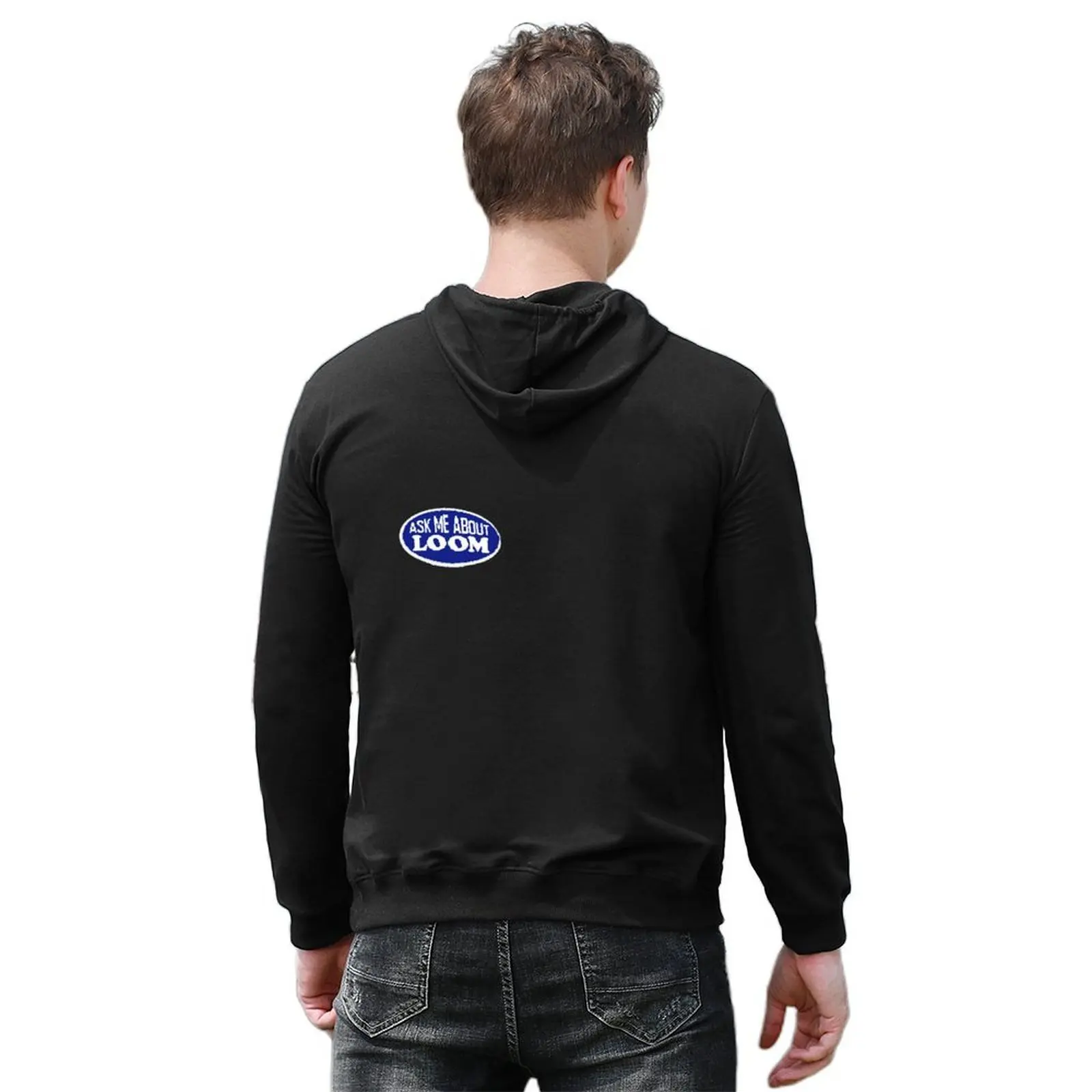 جزيرة القرد - اسألني عن Loom Hoodie أزياء الرجال ملابس الرسوم المتحركة ملابس الرجال ملابس رياضية على الطراز الكوري