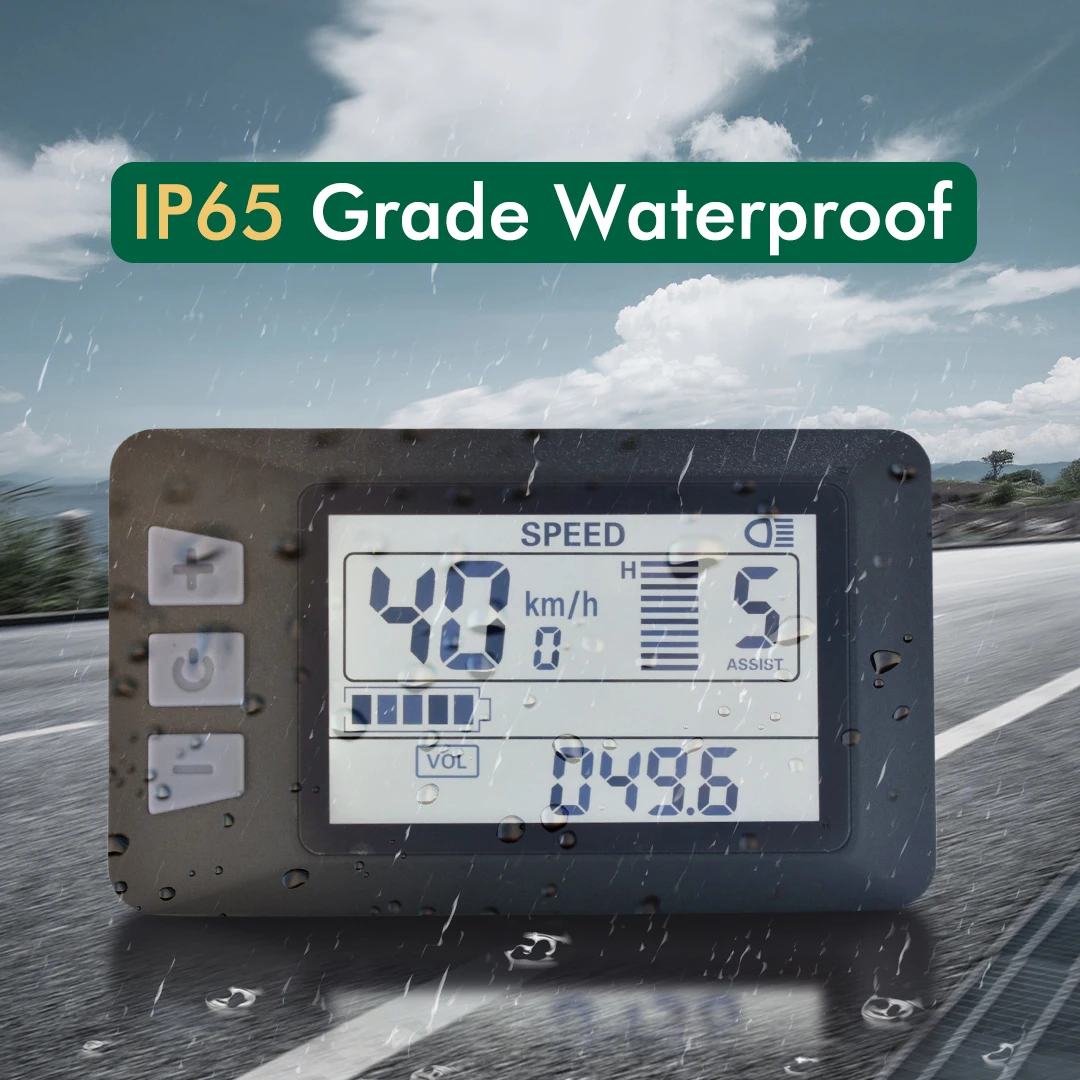 UART2 P3H Electric Bike LCD Display Meter SM/Waterproof Connection Plug Ebike intelligent Display Accessories